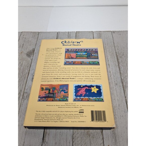 Children's Musical Theater Interactive Compact Disc Phillips CD-i - Picture 2 of 6
